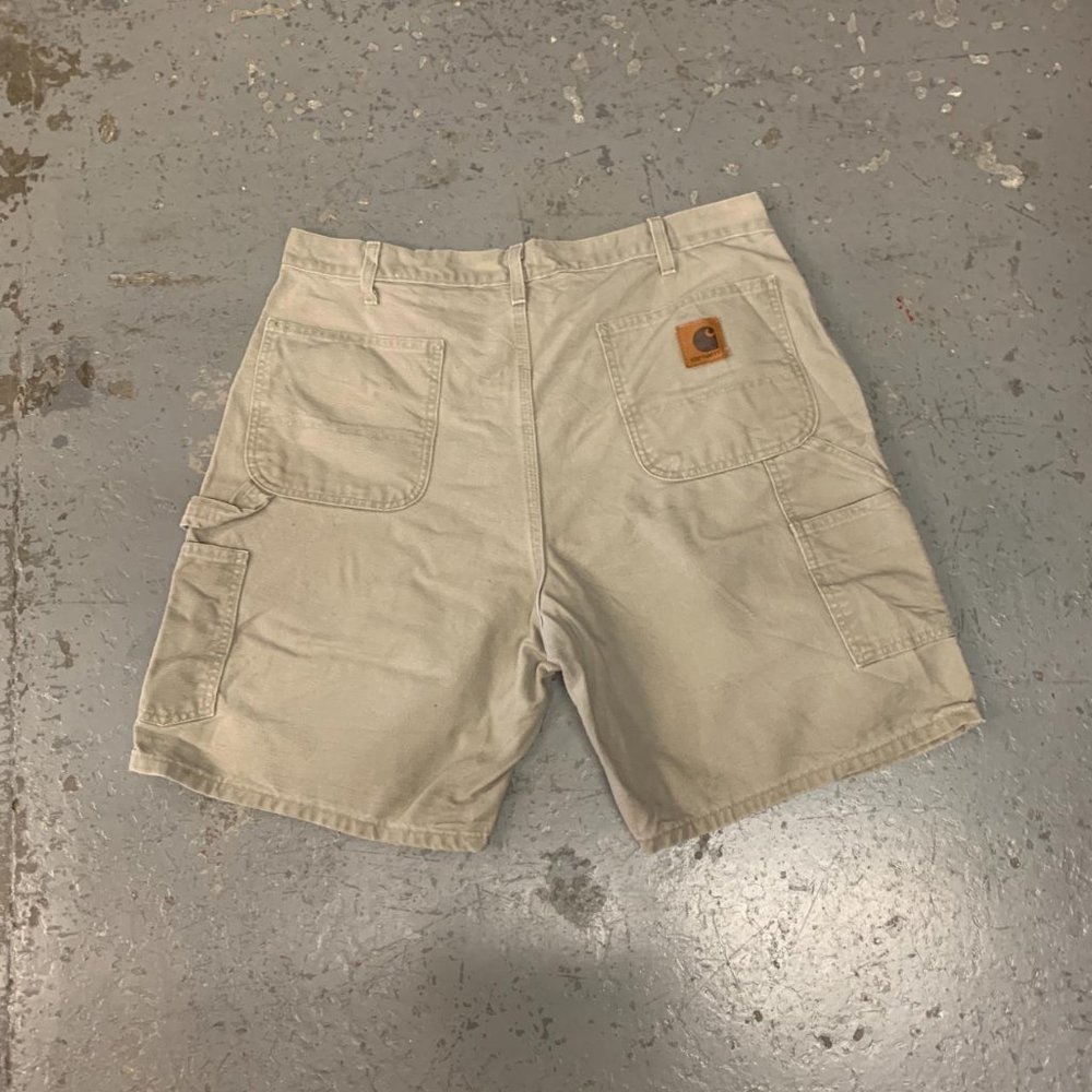 Carhartt Mens Tan and Cream Shorts